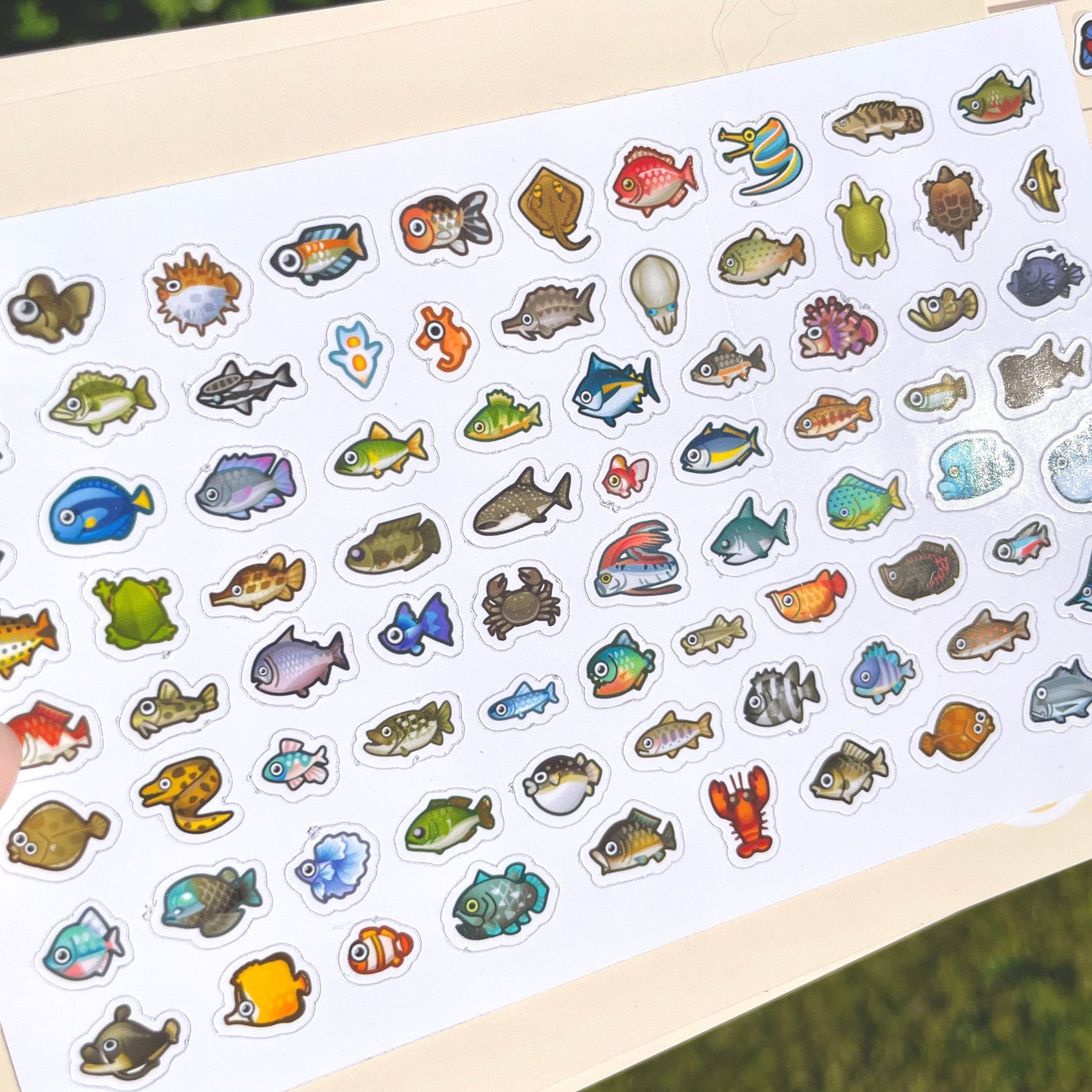 Animal Crossing Critterpedia Sticker Sheet Full Set of 3 | Etsy
