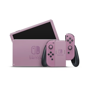 Nintendo OLED Model Switch Skin Wrap Premium Vinyl Grape Purple Cover
