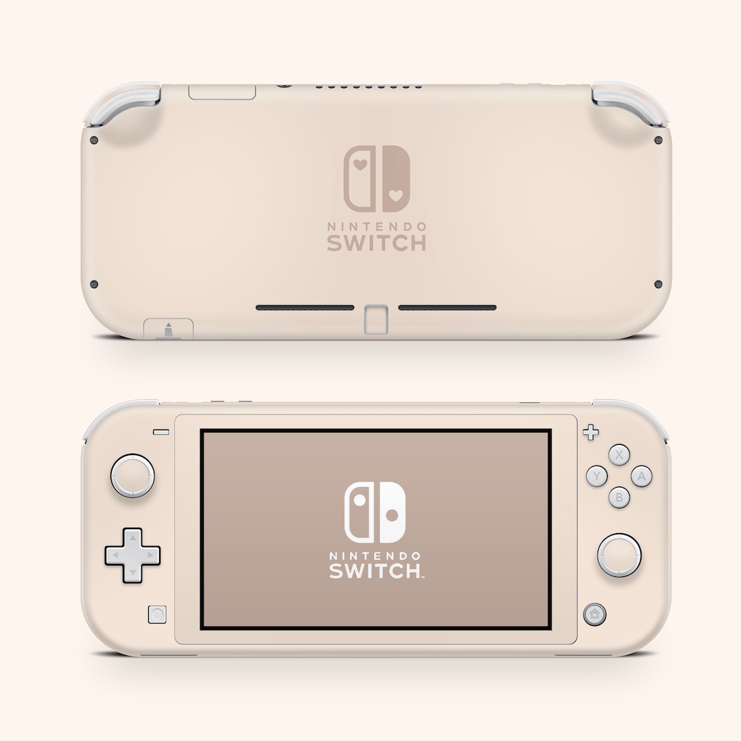 Nintendo Switch Lite Skin Wrap Premium Vinyl Neutral Nude