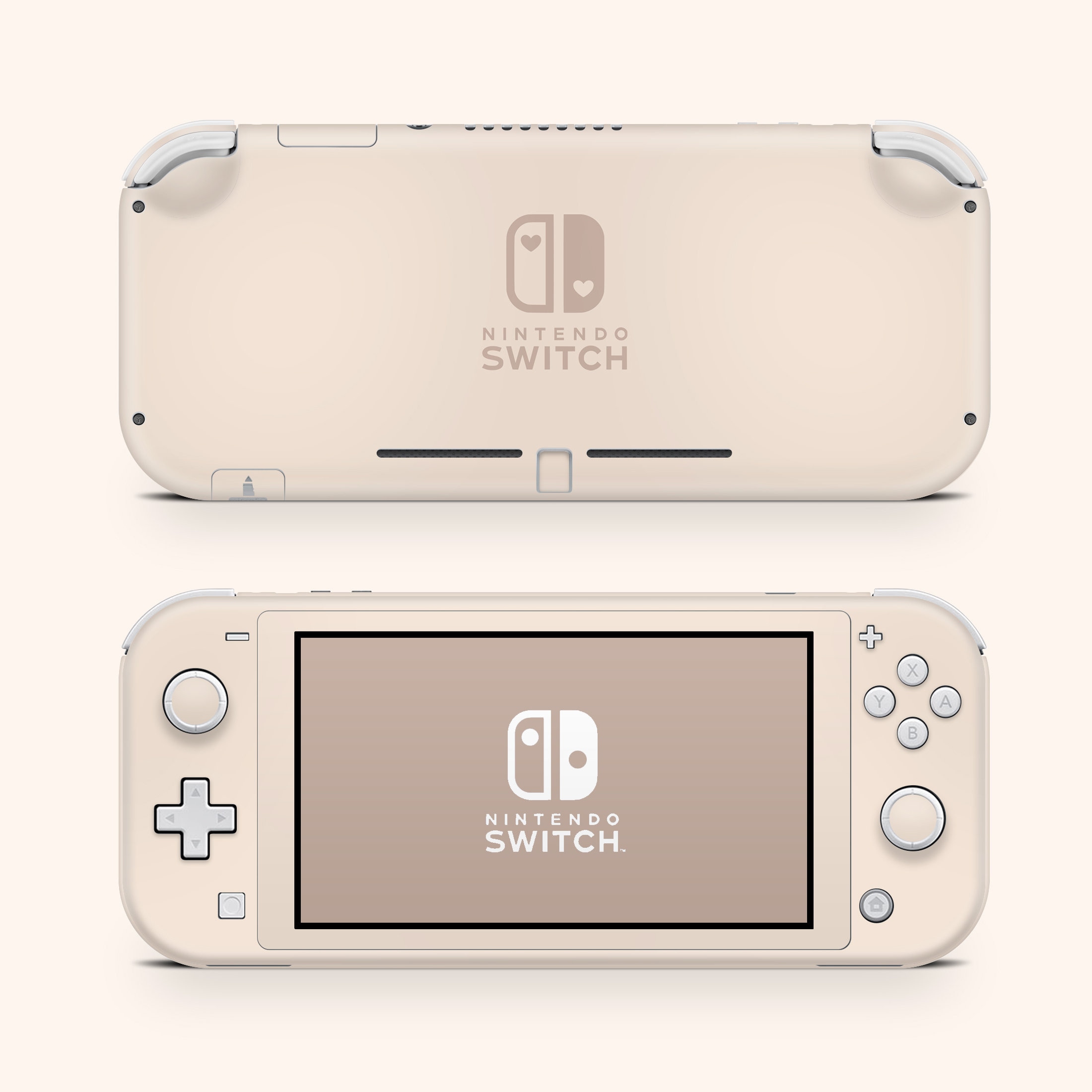Nintendo Switch Lite Skin Wrap Premium Vinyl Neutral Nude