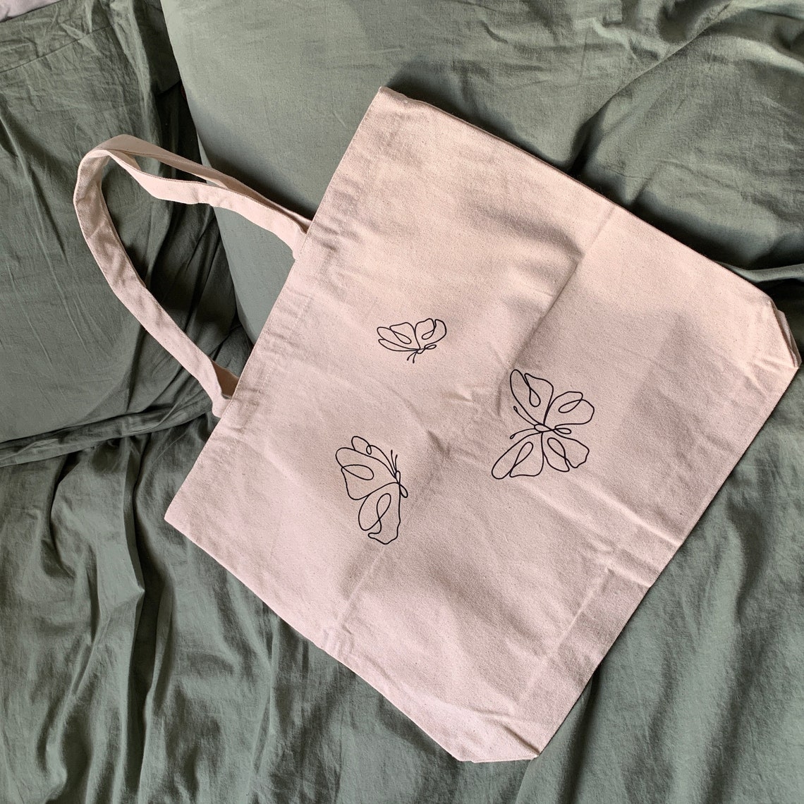Butterfly tote bag Etsy