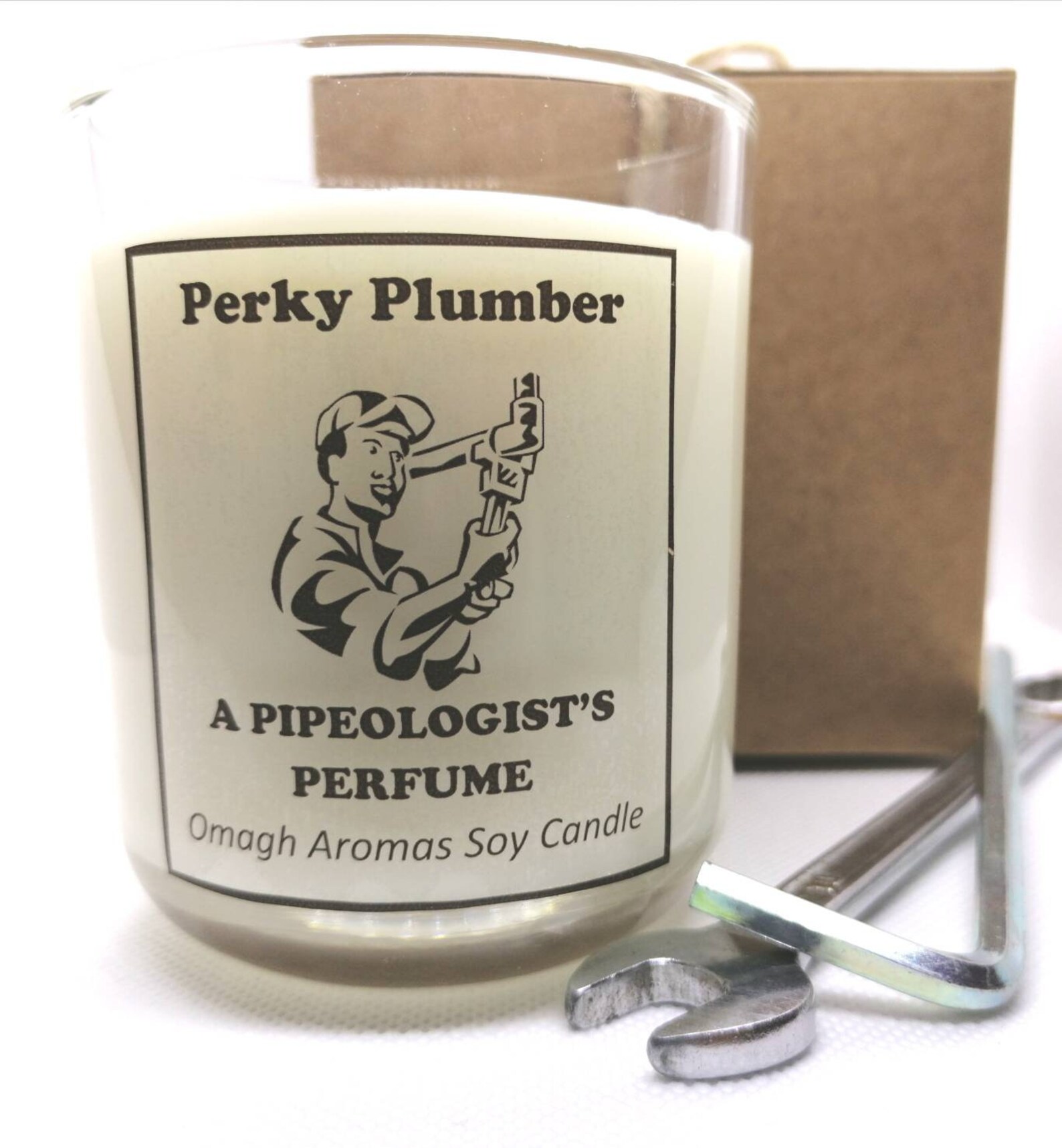Plumber gift Scented soy candle tradesmen gift Funny gift Etsy.de