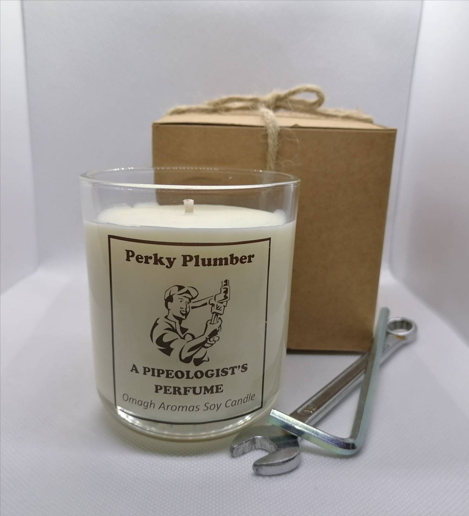 Plumber gift Scented soy candle tradesmen gift Funny gift Etsy