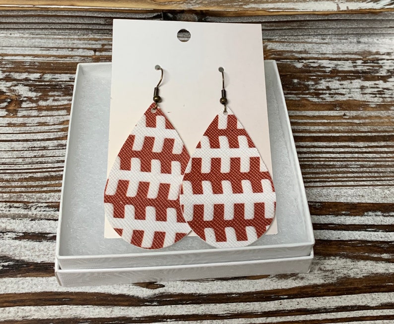 Football Earrings Football Jewelry Tampa Bay Buccaneers ...