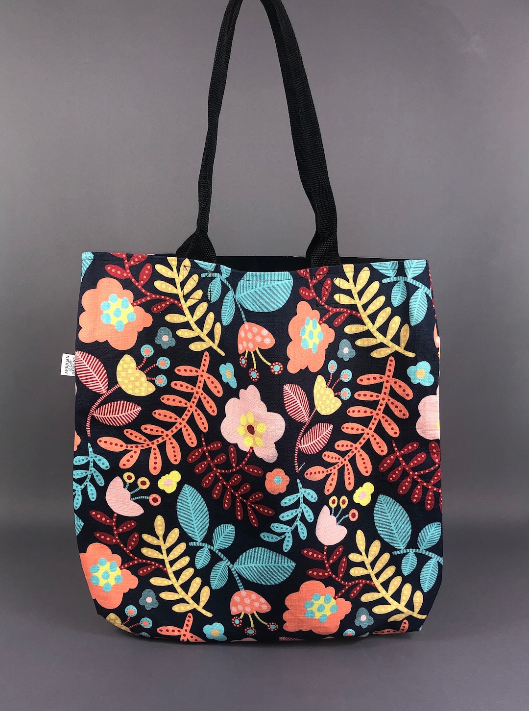 Sac Fourre-Tout En Toile Pour Femme - Grand Modèle 28x35x13 Cm, Bandoulière Amovible, Multi-Poches