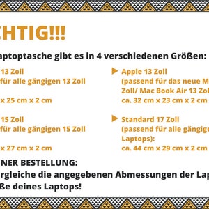 Laptoptasche für 13 Zoll, 15 Zoll und 17 Zoll Laptops mit Extra-Seitentasche Bild 8