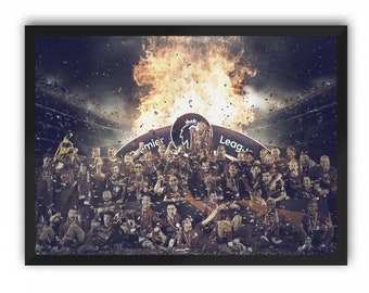 The Champions 19/20 Liverpool FC Portret - A3, A4 of A5 (Landschapsversie)