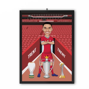 Trent Alexander-Arnold (Liverpool FC) - LFC 20/21 Caricature Illustration Print - A3, A4 or A5