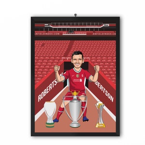 Andrew Robertson (Liverpool FC) - LFC 20/21 Caricature Illustration Print - A3, A4 or A5