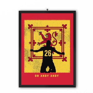 Oh Andy Andy Portrait Print (Andy Robertson, Liverpool FC) | A3 A4 A5 Poster LFC Champions 19/20