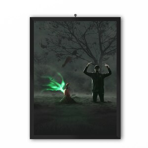 Phoenix Rising Portrait Print (Jurgen Klopp, Liverpool FC Manager) | A3 A4 A5 Poster LFC Champions 19/20