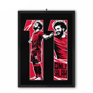 OnlySalah (Liverpool FC) - LFC 21/22 Mo Salah 11 Print - A3, A4 or A5