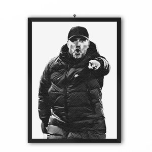 Jurgen Klopp (Liverpool FC) - LFC 21/22 Sketch Style LFC Print - A3, A4 or A5
