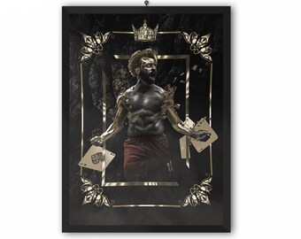 Ace In The Pack - Mo Salah (Liverpool FC) - LFC Portrait Print - A3, A4 or A5