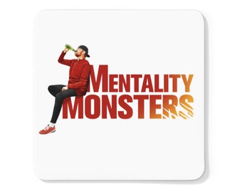 Mentality Monsters Icon - Liverpool FC Coaster (White Background) LFC