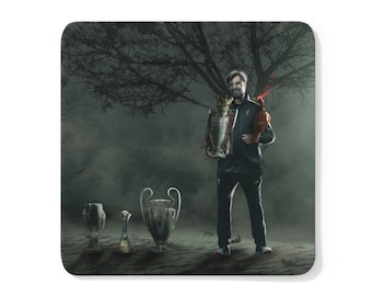 Fourmidables Jurgen Klopp Portrait - LFC Coaster