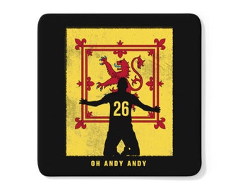 Oh Andy Andy Icon - Liverpool FC Coaster (Black Background) LFC