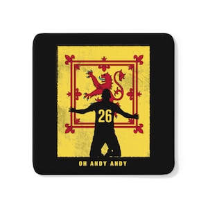 Oh Andy Andy Icon - Liverpool FC Coaster (Black Background) LFC