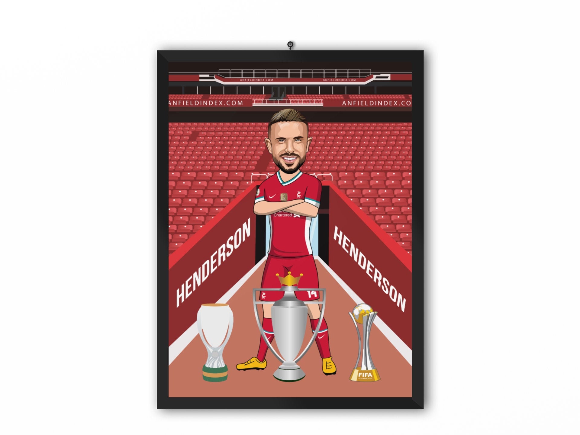 Jordan Henderson liverpool FC LFC 20/21 Caricature - Etsy Norway