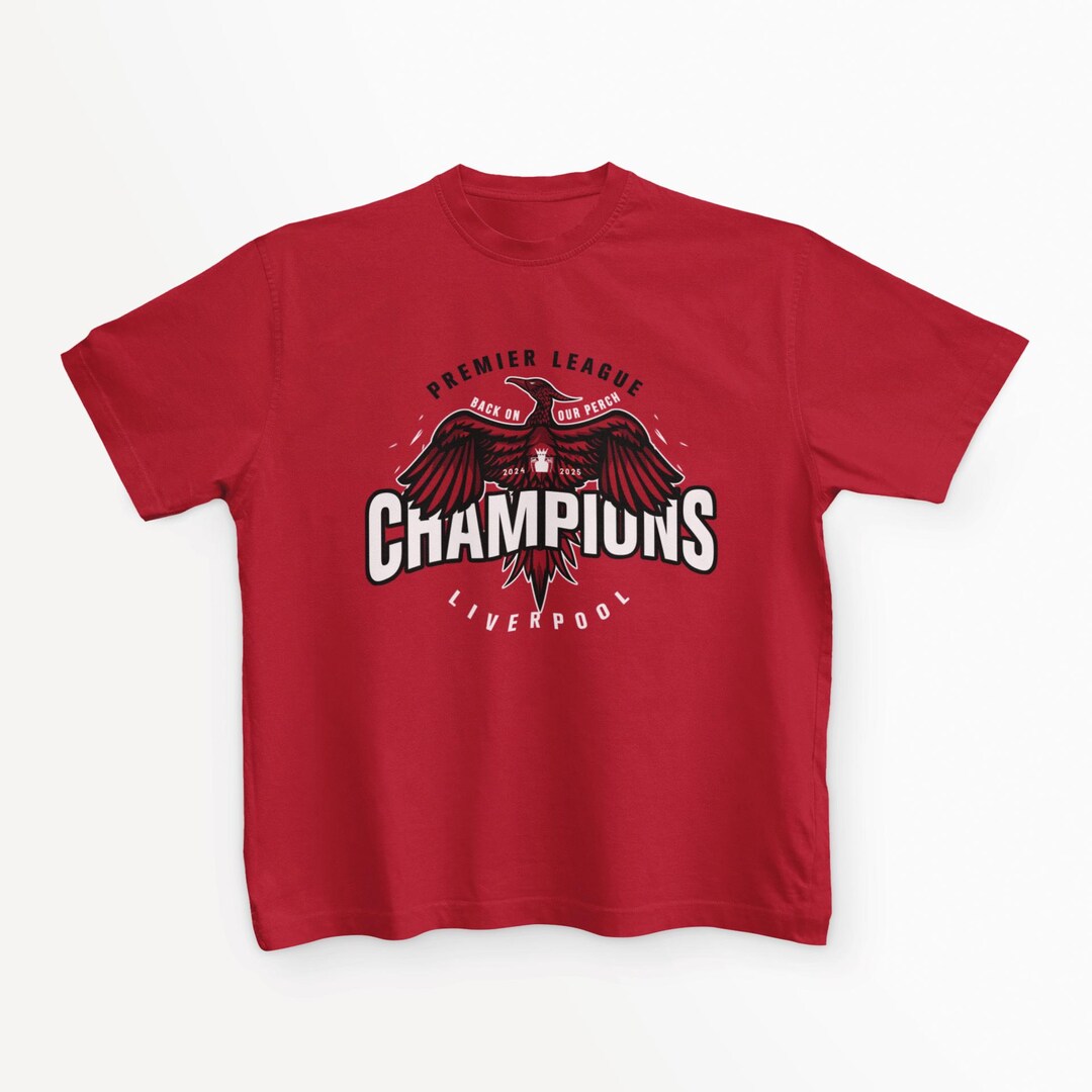 Premier League Champions 24/25 Liverpool FC T-shirt (LFC Fan