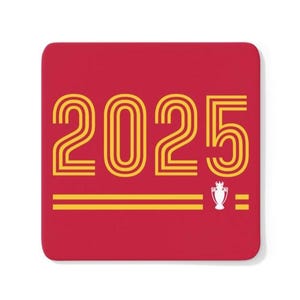 Posavasos del Liverpool FC (fondo rojo) de la Premier League 2025