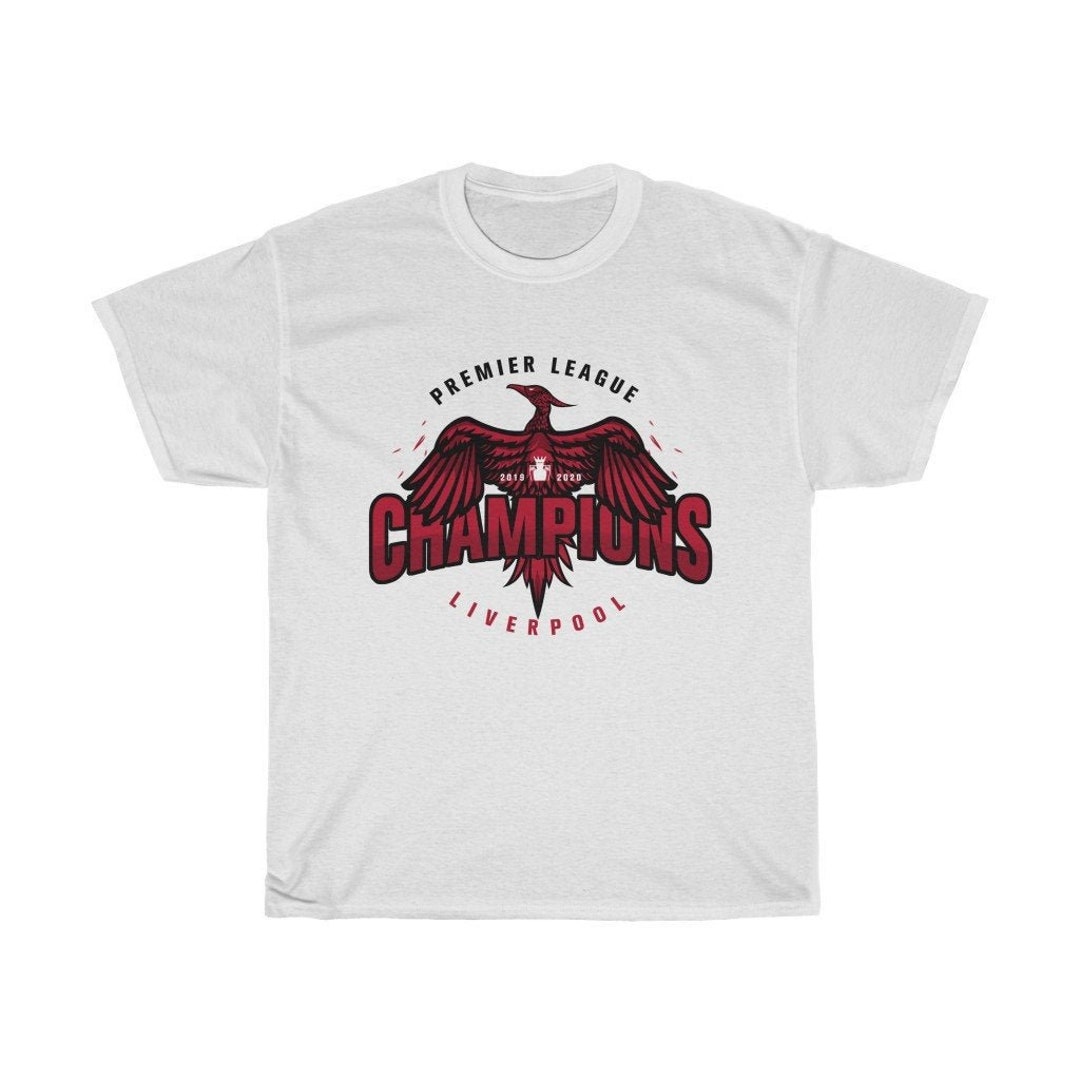 Big Bird - LFC Champions 19/20 White T-shirt (red & Black