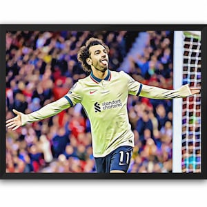 Hat-Trick Hero - Mohamed Salah | Liverpool FC Portrait - A3, A4 or A5 (Landscape)