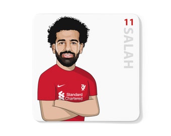 Mohamed Salahs karikatyr av LFC:s vita underlägg | Liverpool FC 2022/23 Reds, egyptiska kungen, Premier League-fans