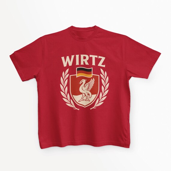 Florian Wirtz - Liverpool FC T-shirt (LFC Fan Leisure Wear - Red