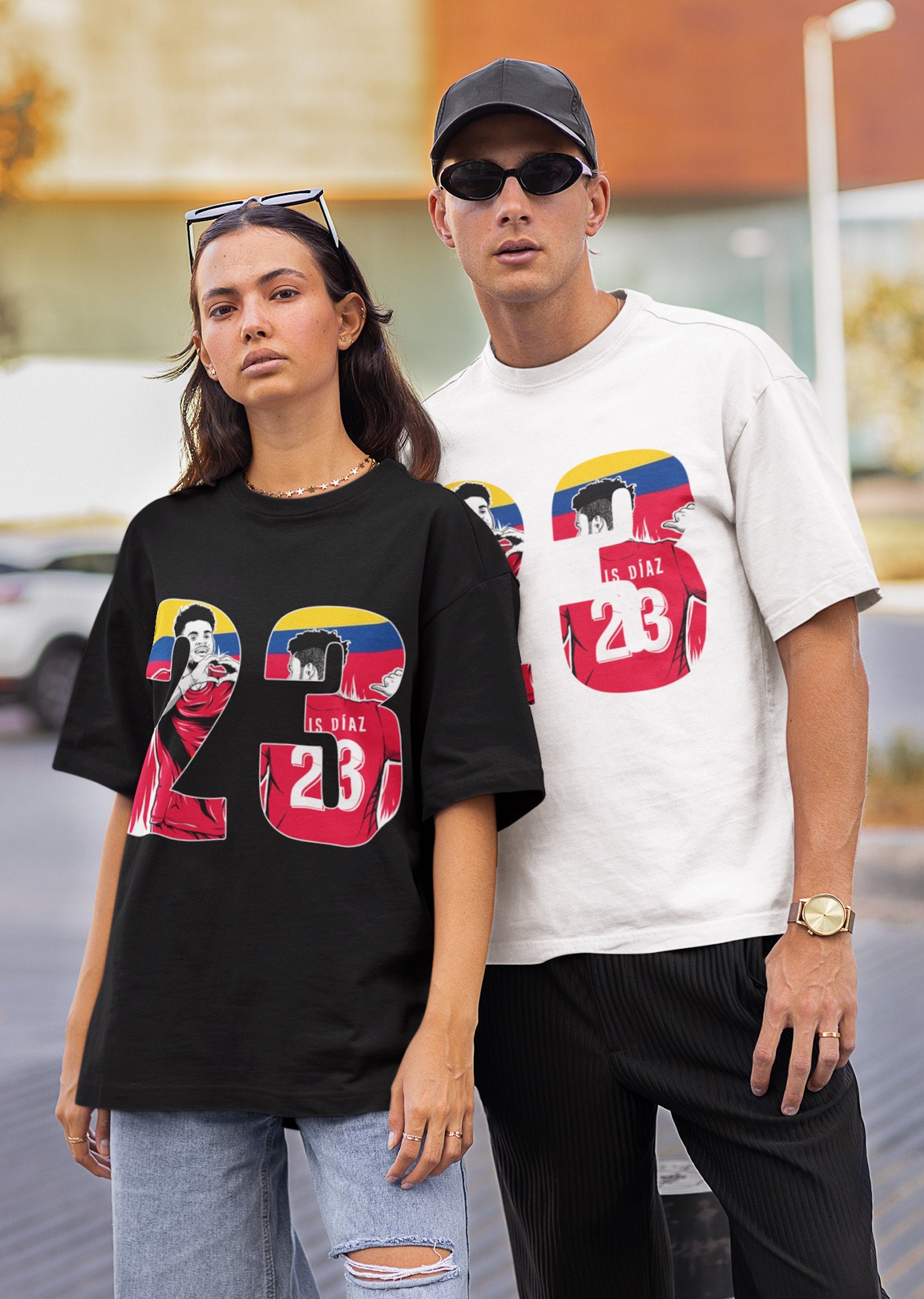 LFC Luis Diaz 23 Colombia T-shirt (black or White) Liverpool - Etsy