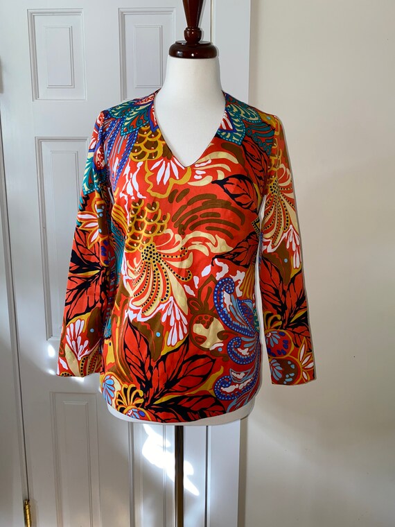 Vintage Concept 70’s Swirl top