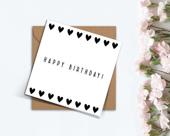 Happy Birthday Greeting Cards for Boyfriend Girlfriend Handmade