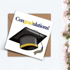 Jolie carte de graduation de félicitations, carte de félicitations faite à la main fière de vous pour maman, petite amie, petit ami, ami, frère, sœur.