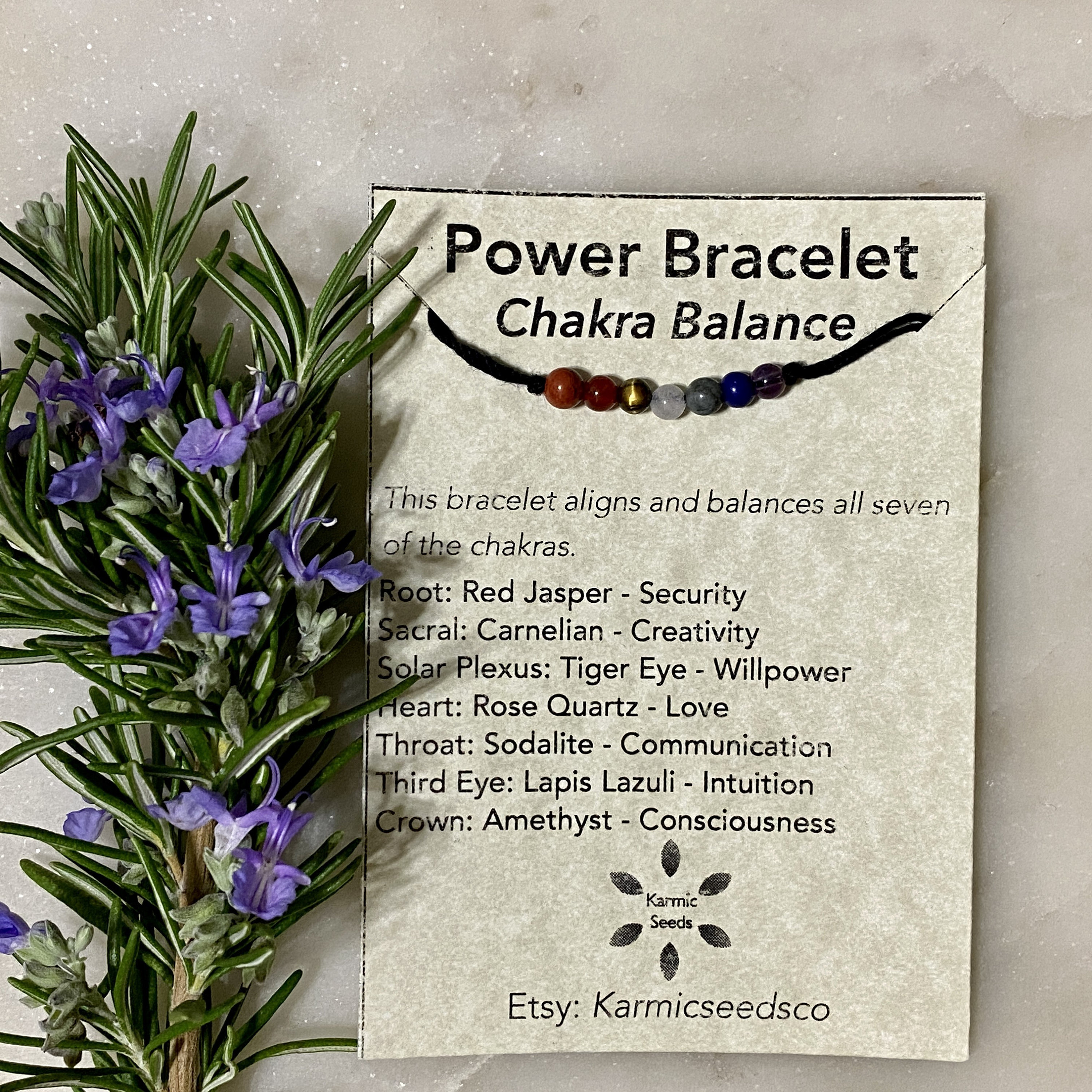 Spyronix Real Treasure Harmony and Balance 7 Chakra Stone Bracelet   Restore Energy and Promote Wellbeing