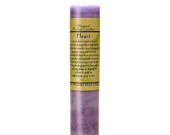 Heart Blessed Herbal Candle