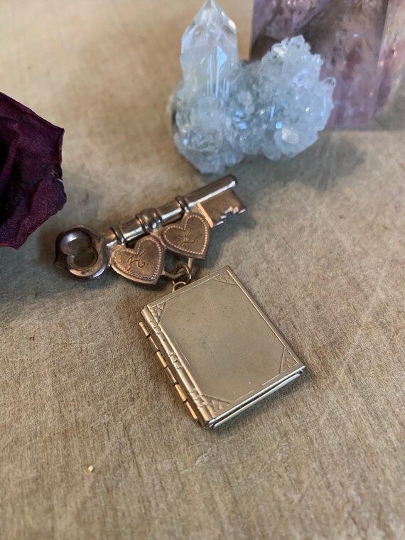 Vintage copper hearts gold - Gem