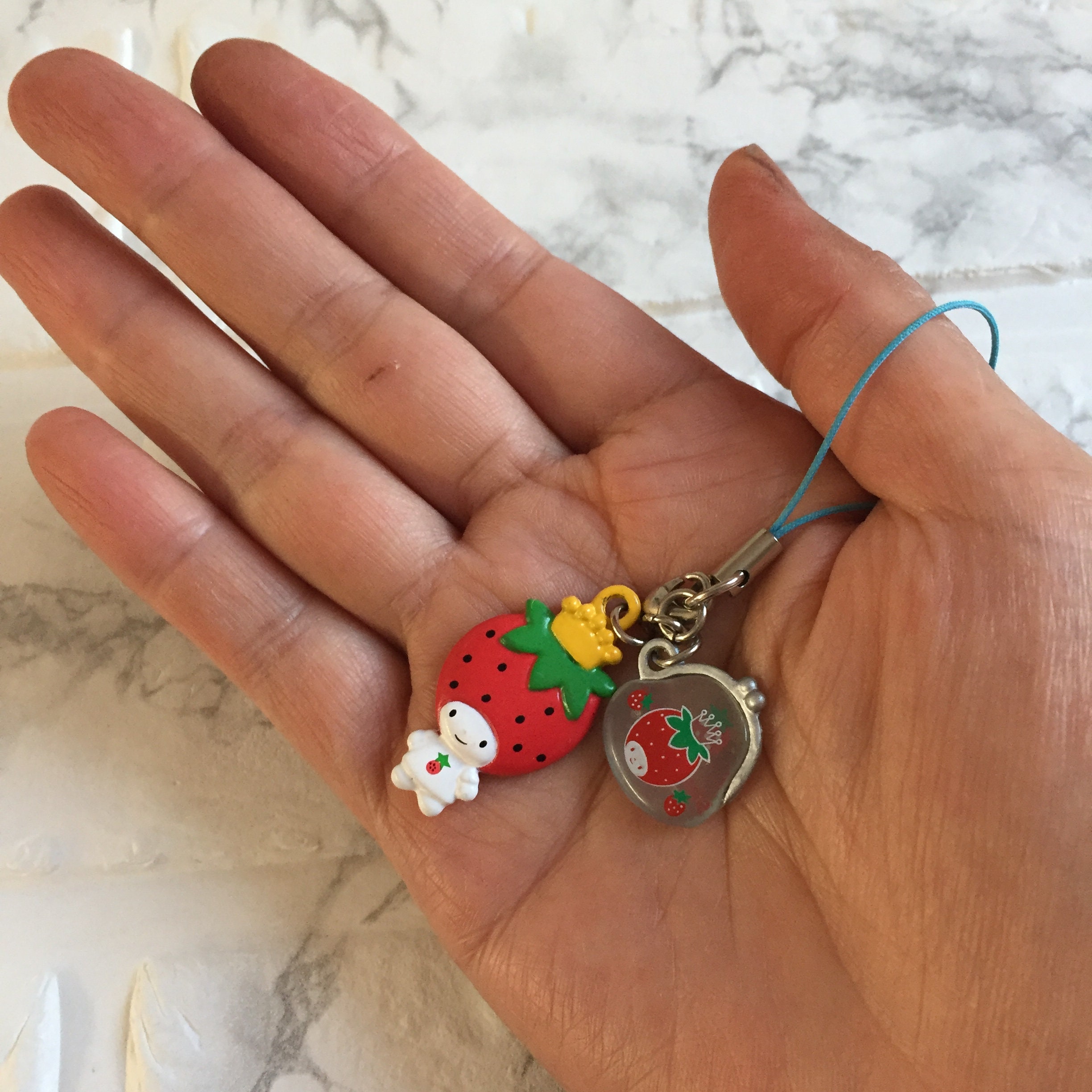 Strawberry Rare small Keychain Cute From Japan Free Shipping Etsy