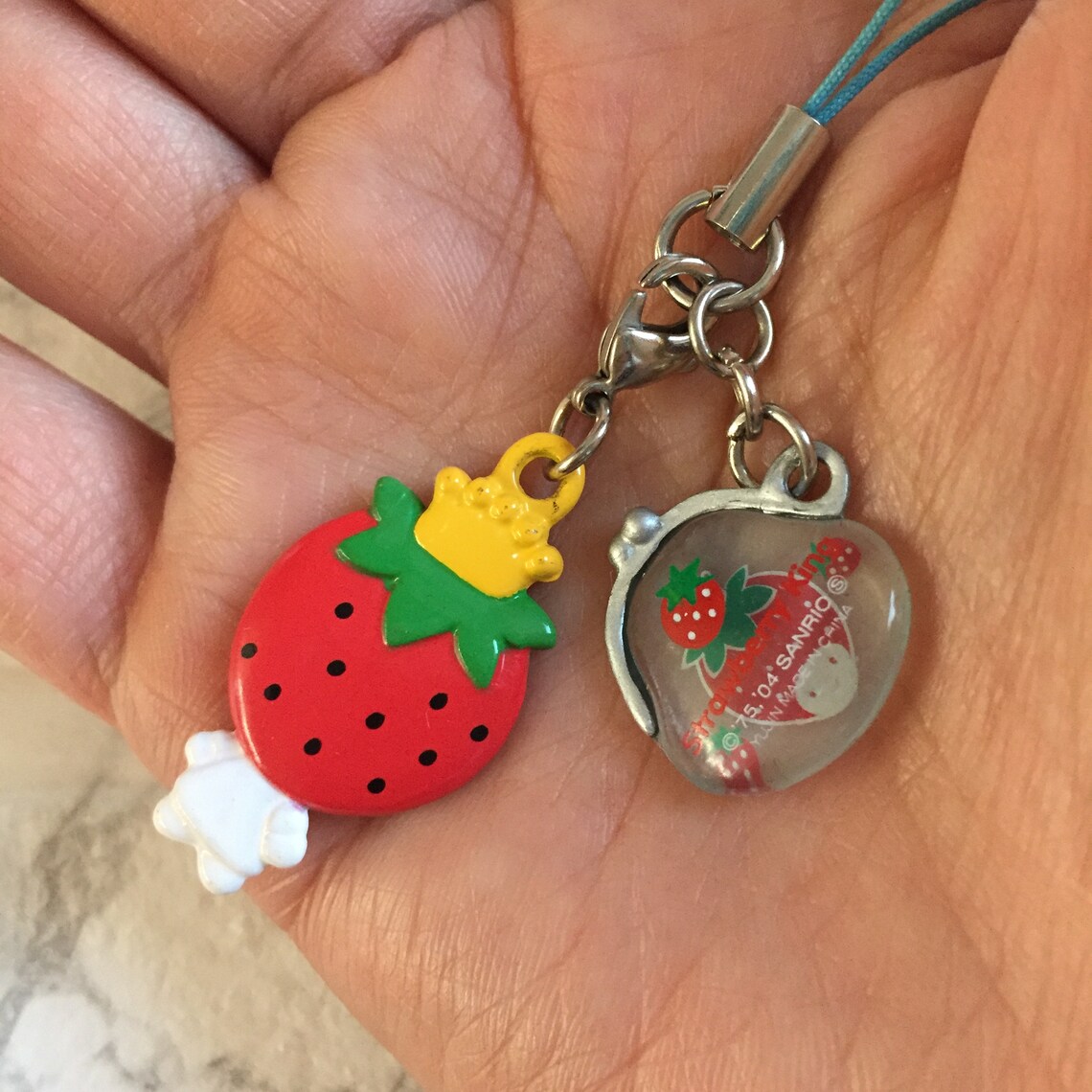 Strawberry Rare small Keychain Cute From Japan Free Shipping Etsy