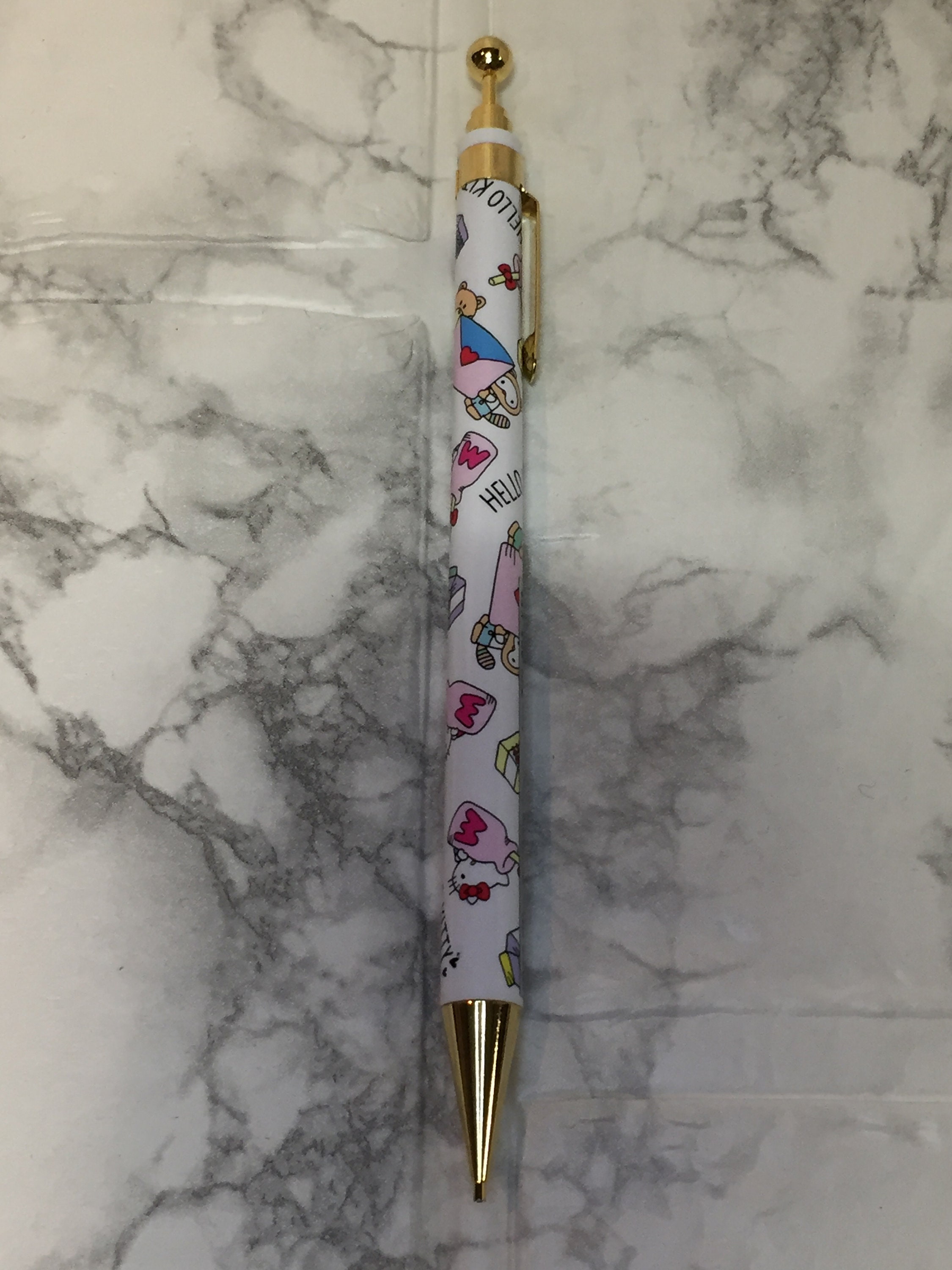 New Kitty cute mechanical pencil Japanese Characters Rare Etsy