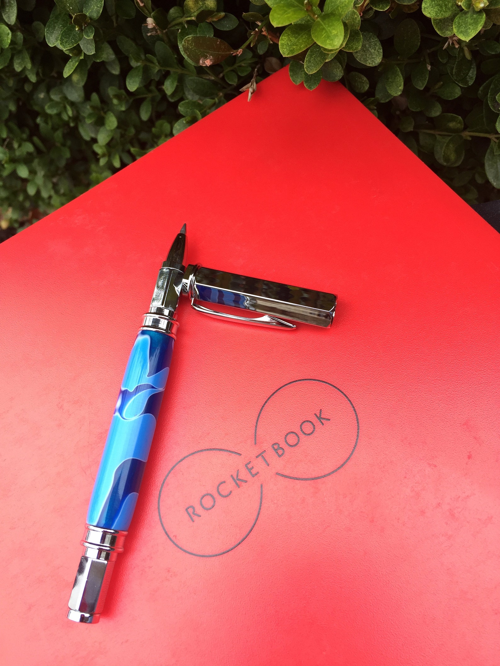 Acrylic Rocket Book pen with cap Etsy