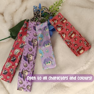 HSR Character Wristlets and Keyrings - open to any characters and colours - Trailblazer, Tribbie, Therta, Herta, Sunday, Robin