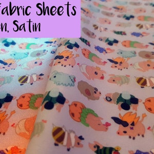 A4 Size Monster Hunter Poogie Fabric - Pig, Outfits, World, Rise Cute