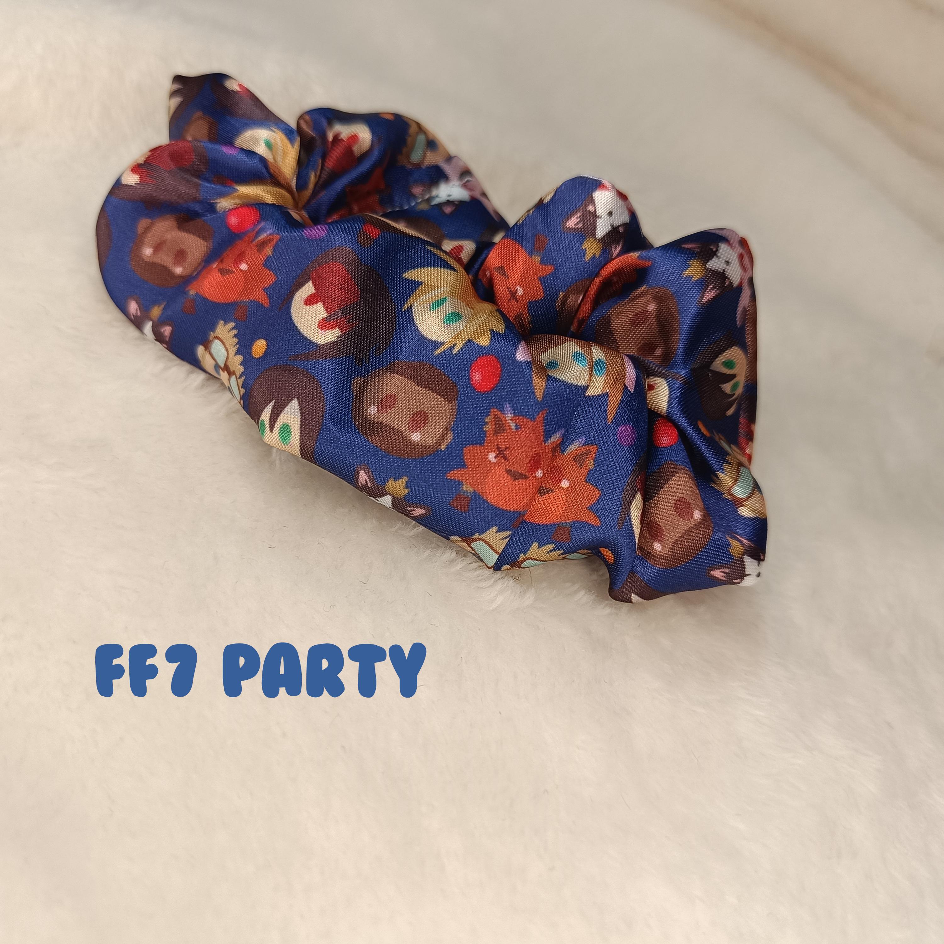 FF7 Scrunchie - Vii, Remake, Rebirth, Final Fantasy, Cloud, Tifa