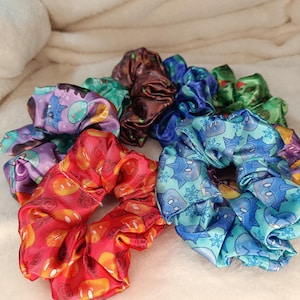 Mixed Scrunchies bundle - Genshin Slimes, Element, Elemental, Anemo, Pyro, Hydro, Geo, Dendro, Cryo, Electro, Natlan, Inazuma