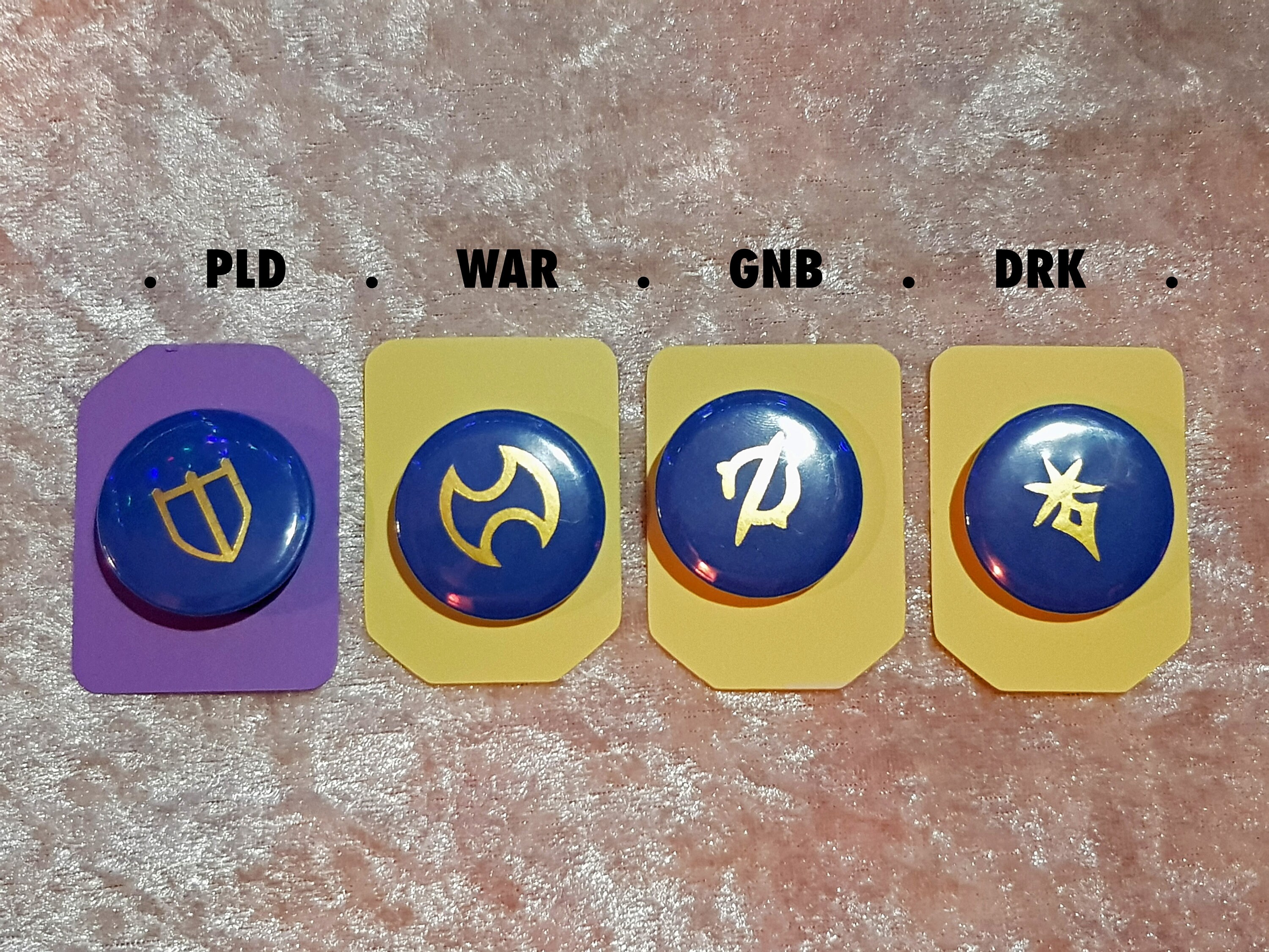 FFXIV Class Button Badges Tanks DPS Healers Etsy