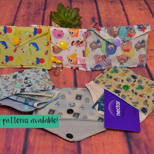 Card Wallet Keyring Pouches pt.2 - Gaming, Anime, Food, Animals, Fandom, Cute, Chibi, Koroks, fe3h, genshin, zelda, pokemon, ff, Anime