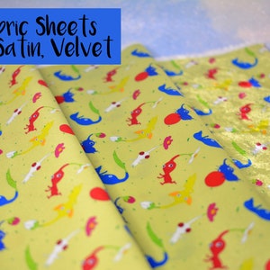 A4 Fabric Pikmin - Deluxe, Olimer, Pikumin