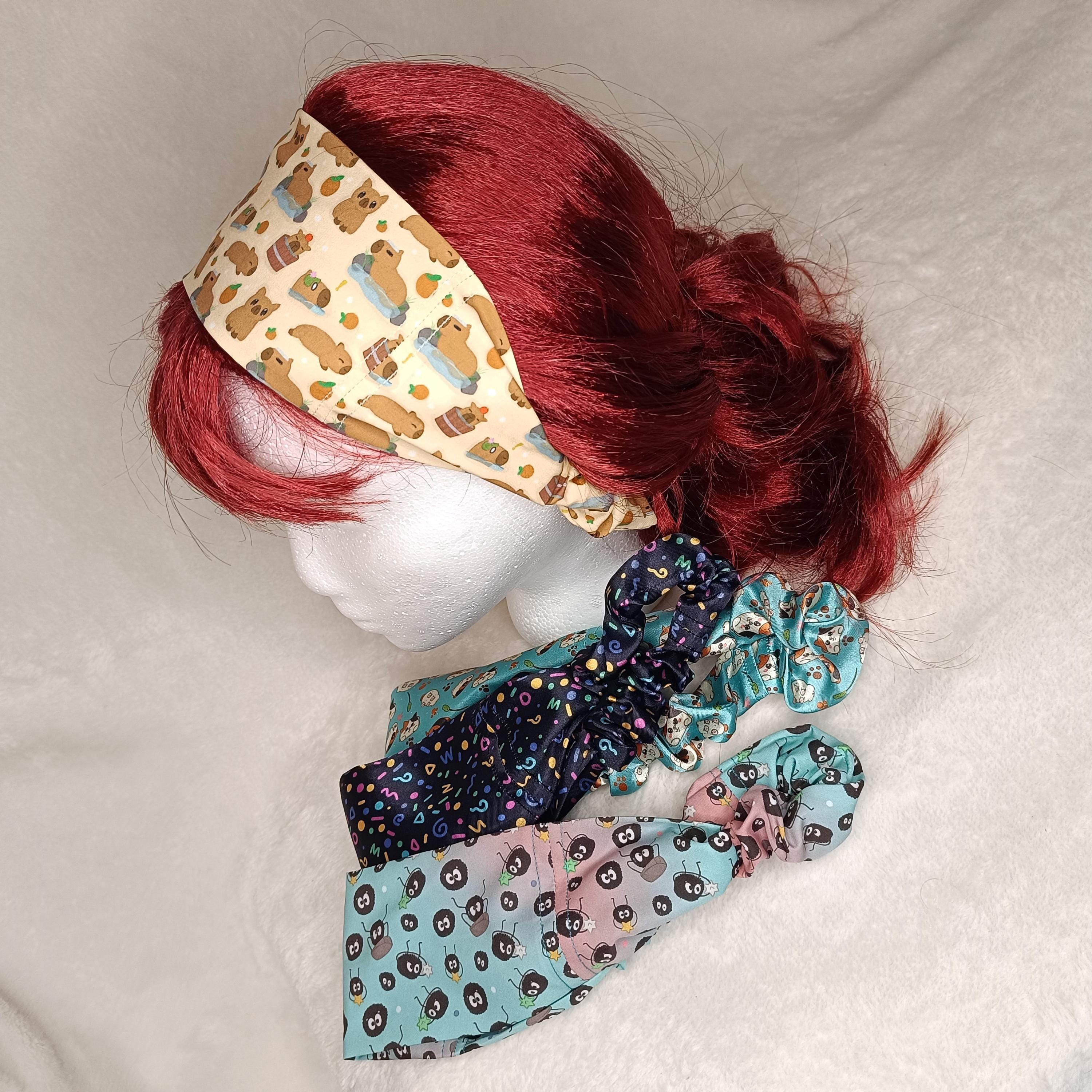 Padded Fabric Headband - Black, Light Blue, Olive, Cream, Gray, Brown Padded Fabric Headband - Etsy main image 2