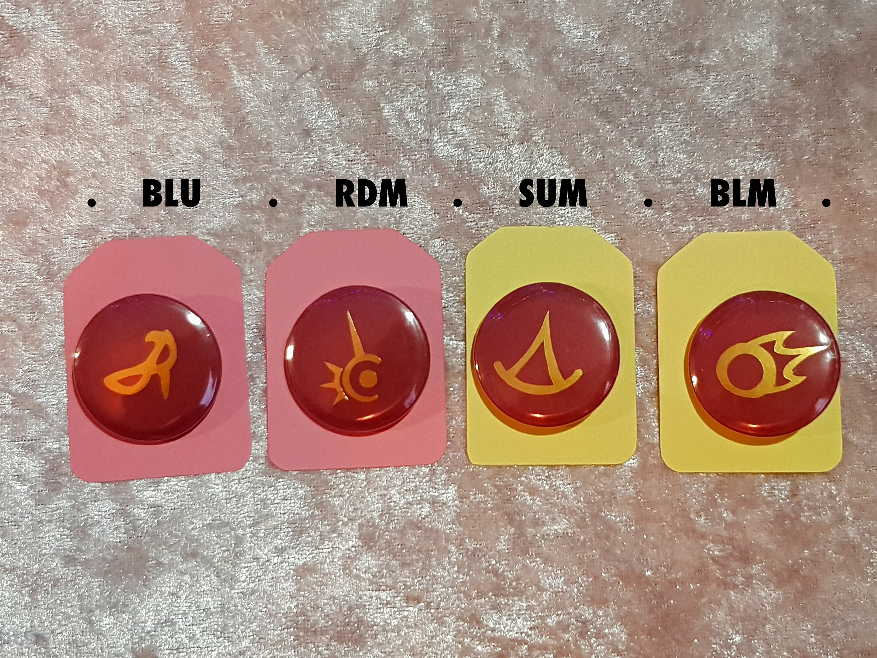 FFXIV Class Button Badges Tanks DPS Healers Etsy