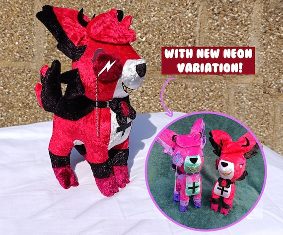 Velvet Alastor Deer Plush (with New Neon Variation!) - Alasdeer